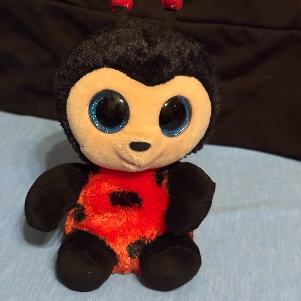 Ty Black and Red Ladybug Stuffed Animal